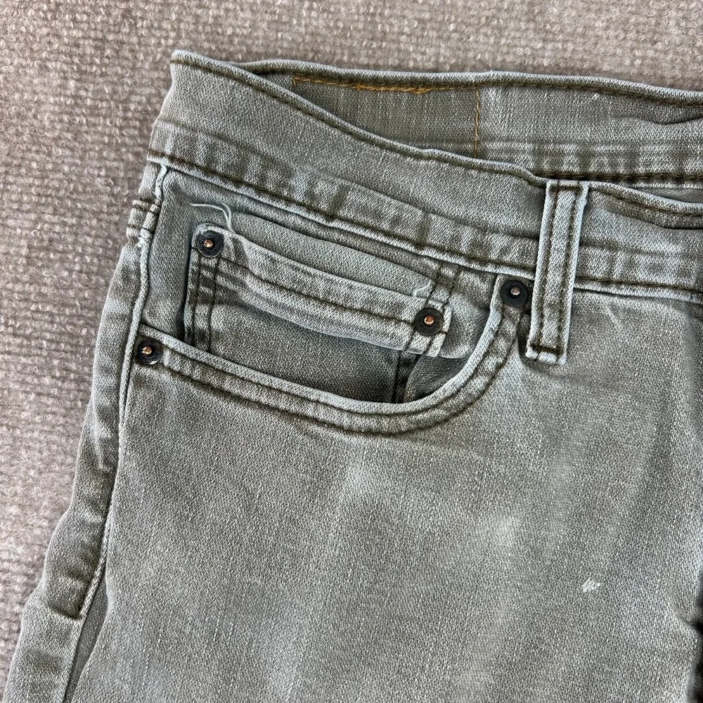 Levi's Jeans Mens 34x32 Green Cotton 5 Pockets Stretch Streetwear‎ Straight Leg